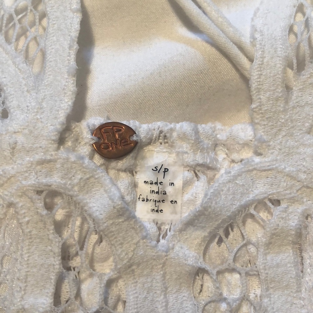 NWT Free People Adella Bralette in White - Picture 9 of 11